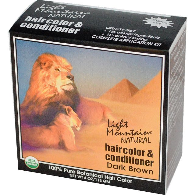 Light Mountain Natural Color & Conditioner Dark Brown